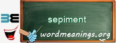 WordMeaning blackboard for sepiment